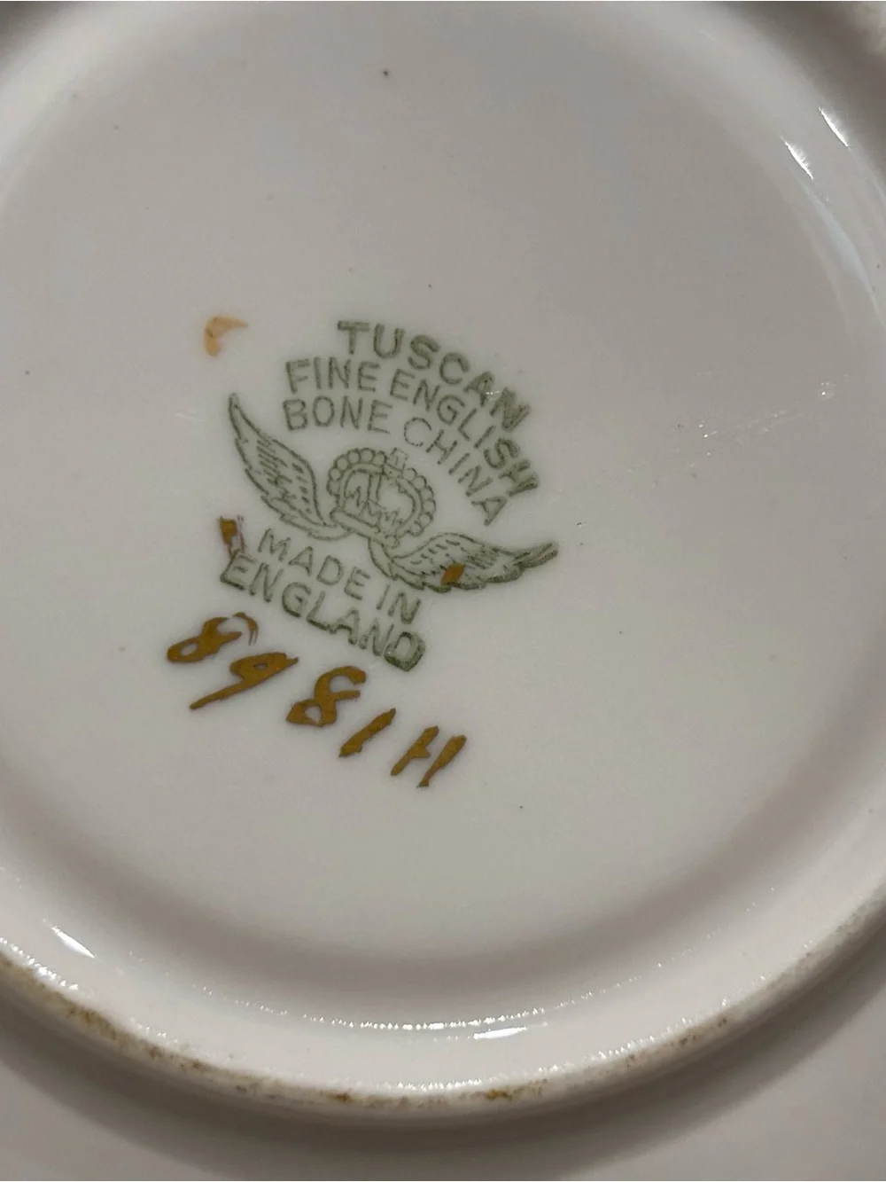 Vintage Tuscan Fine English Bone China Made in England Teacup & Saucer Set